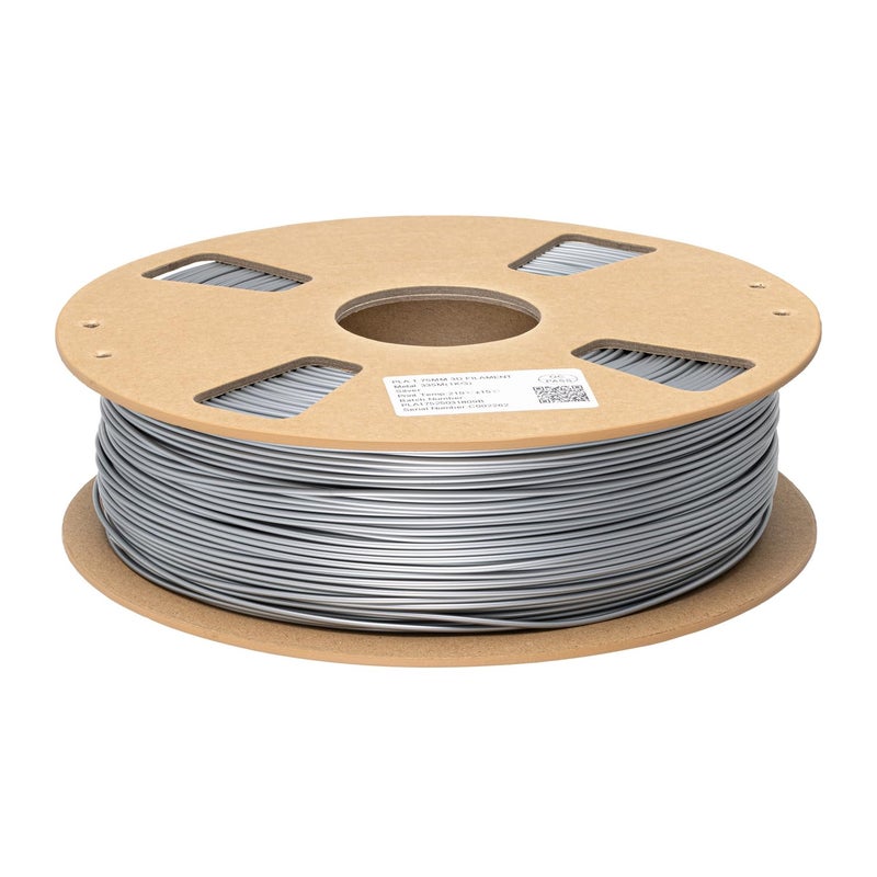 SHENGTIAN 3D Printer Filament, PLA, Metallic Silver 1.75mm, 1kg, Silver - Image 2